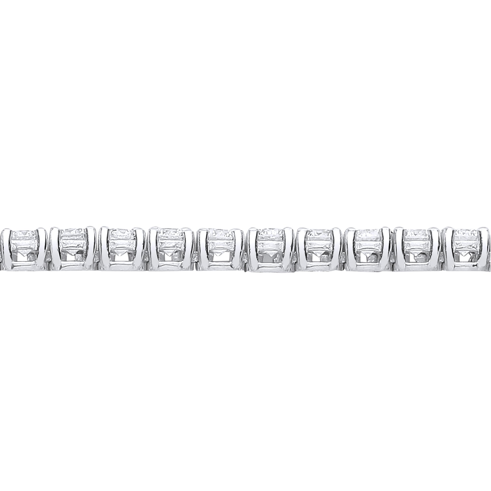 18ct White Gold 10.00ct 17 Inch Necklace - Precise Jewellers