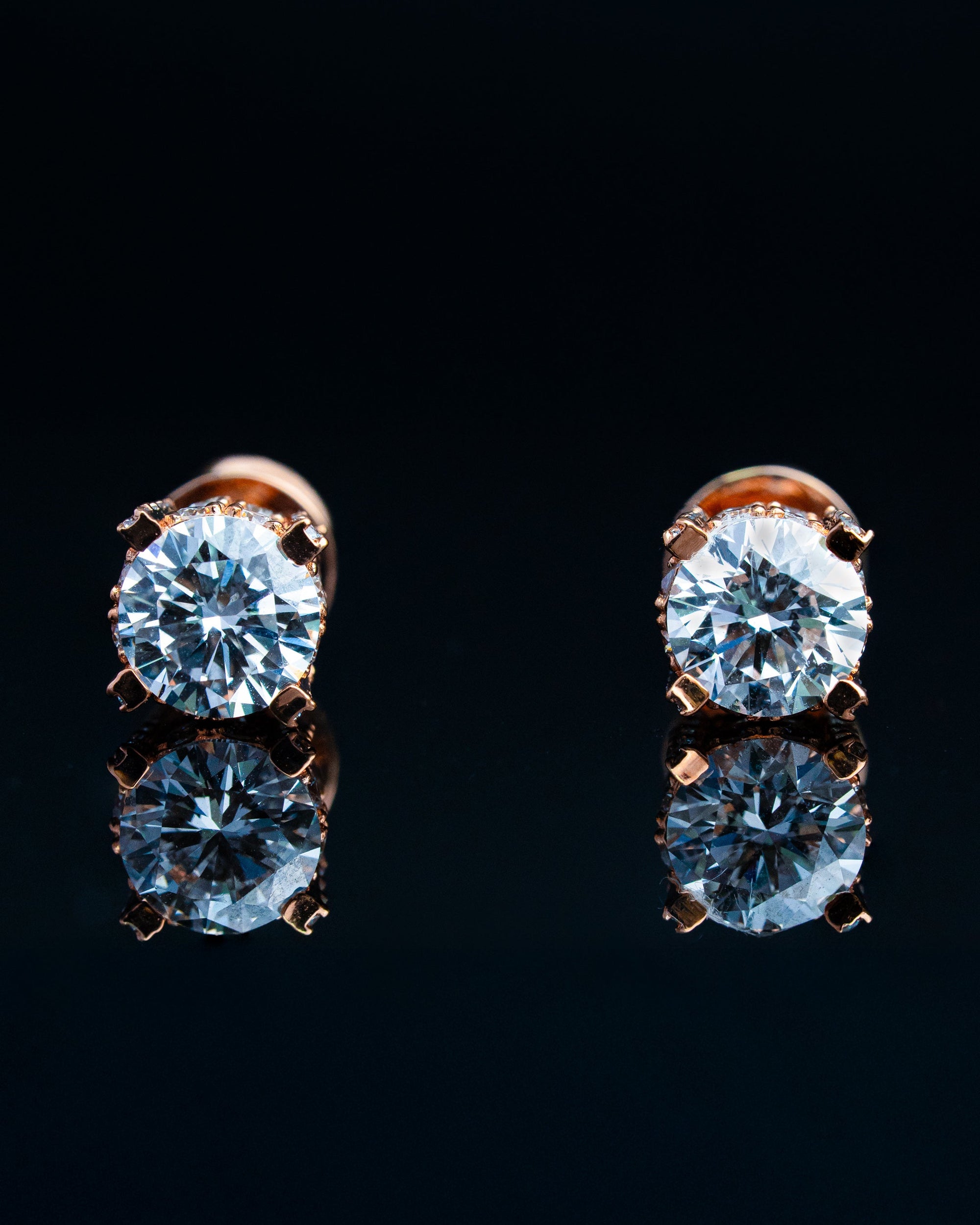 1ct DIAMOND STUD EARRINGS - Precise Jewellers