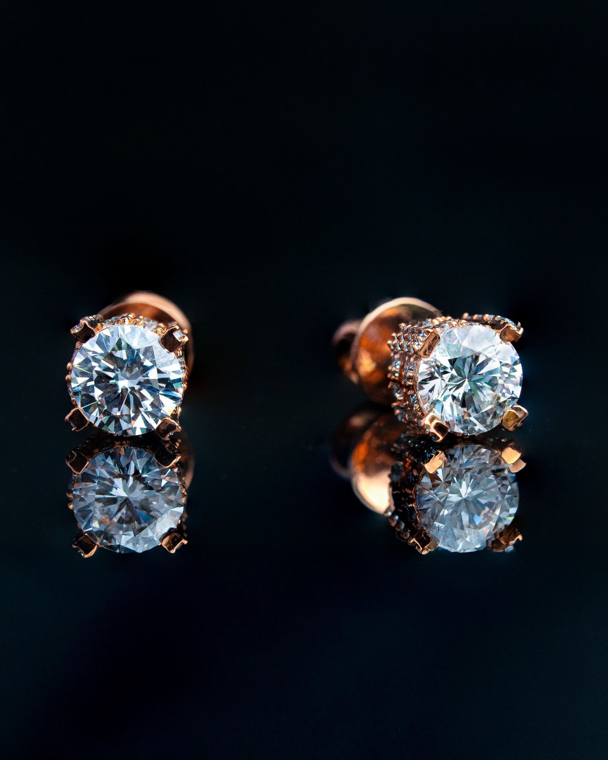 1ct DIAMOND STUD EARRINGS - Precise Jewellers