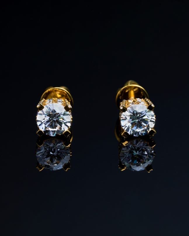 1ct DIAMONDS STUD EARRINGS - Precise Jewellers