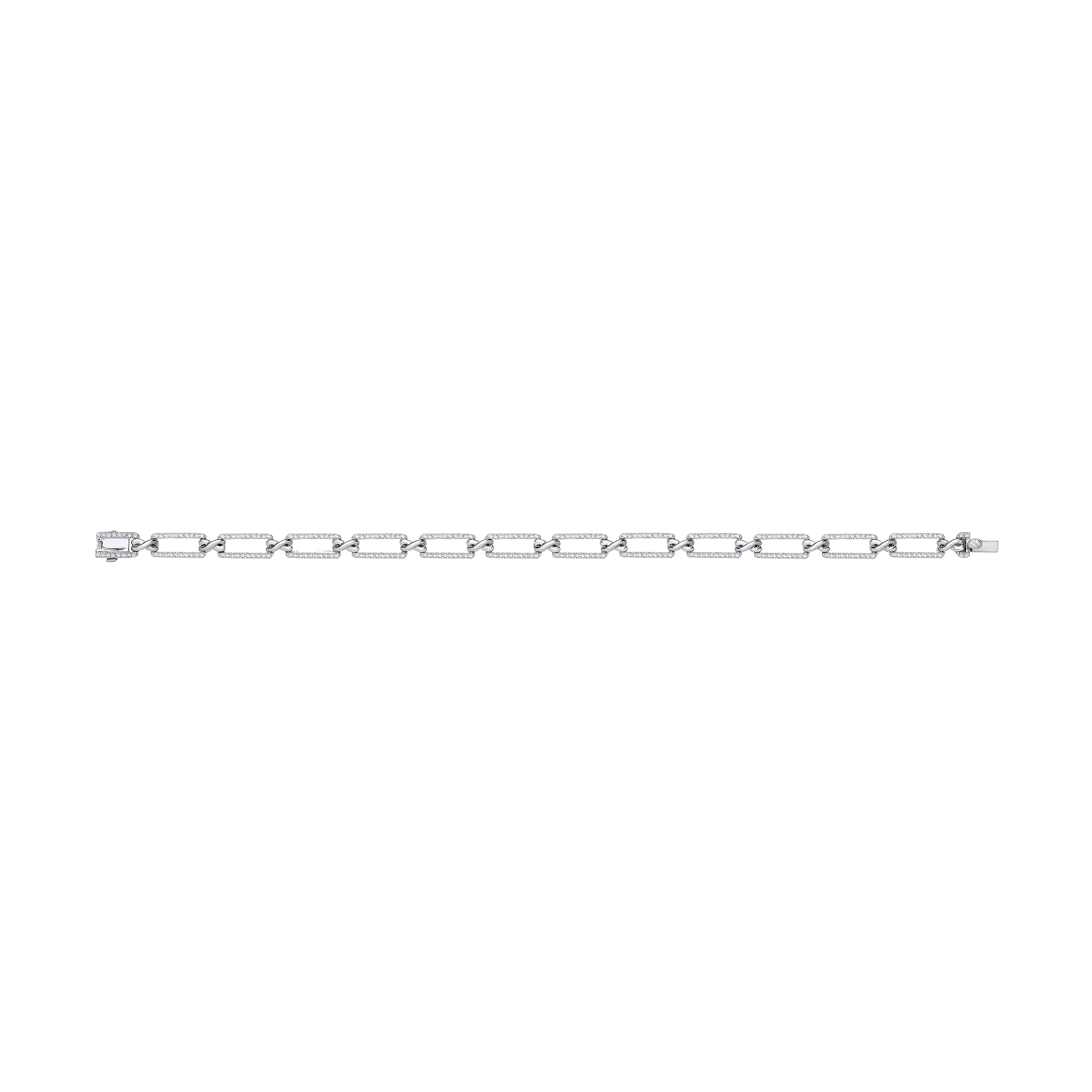 9ct White Gold 1.13ct bracelet - Precise Jewellers