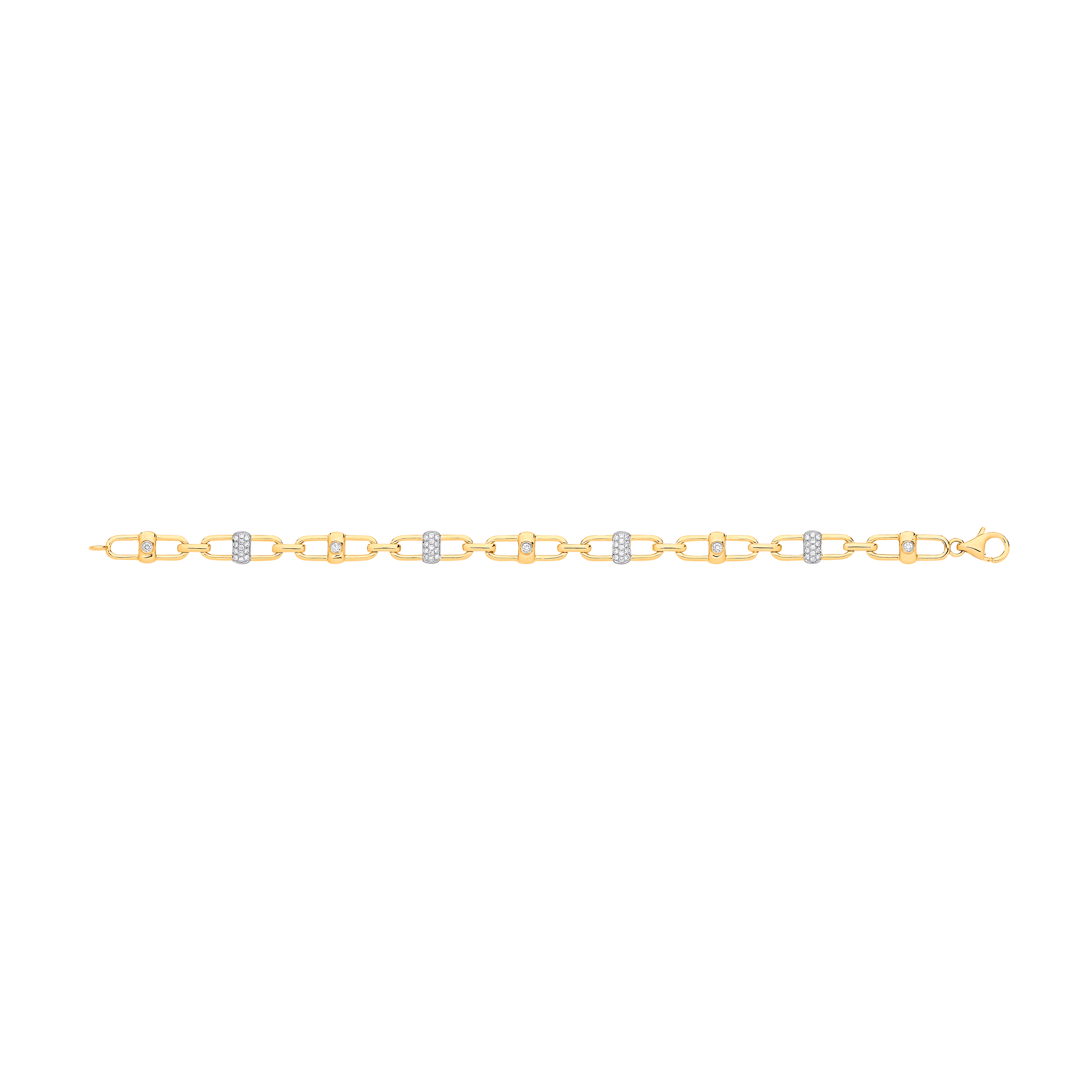9ct Yellow Gold 0.38ctw Bracelet - Precise Jewellers