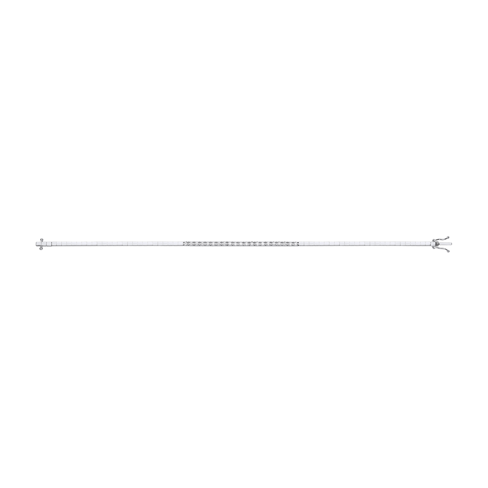 9ct White Gold Half Eternity 0.33ct tennis bracelet
