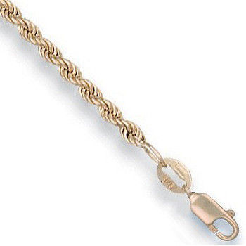 G Hollow Rope Anklet
