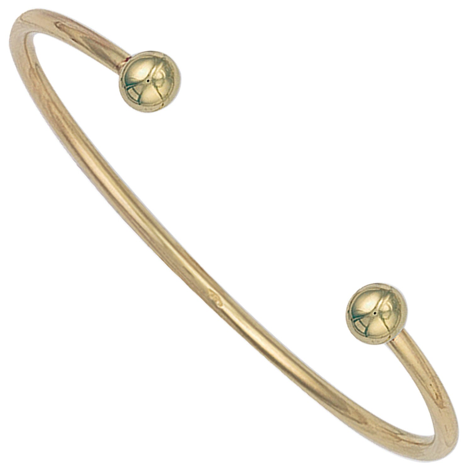 G Ladies 2.5mm Solid Torque Bangle