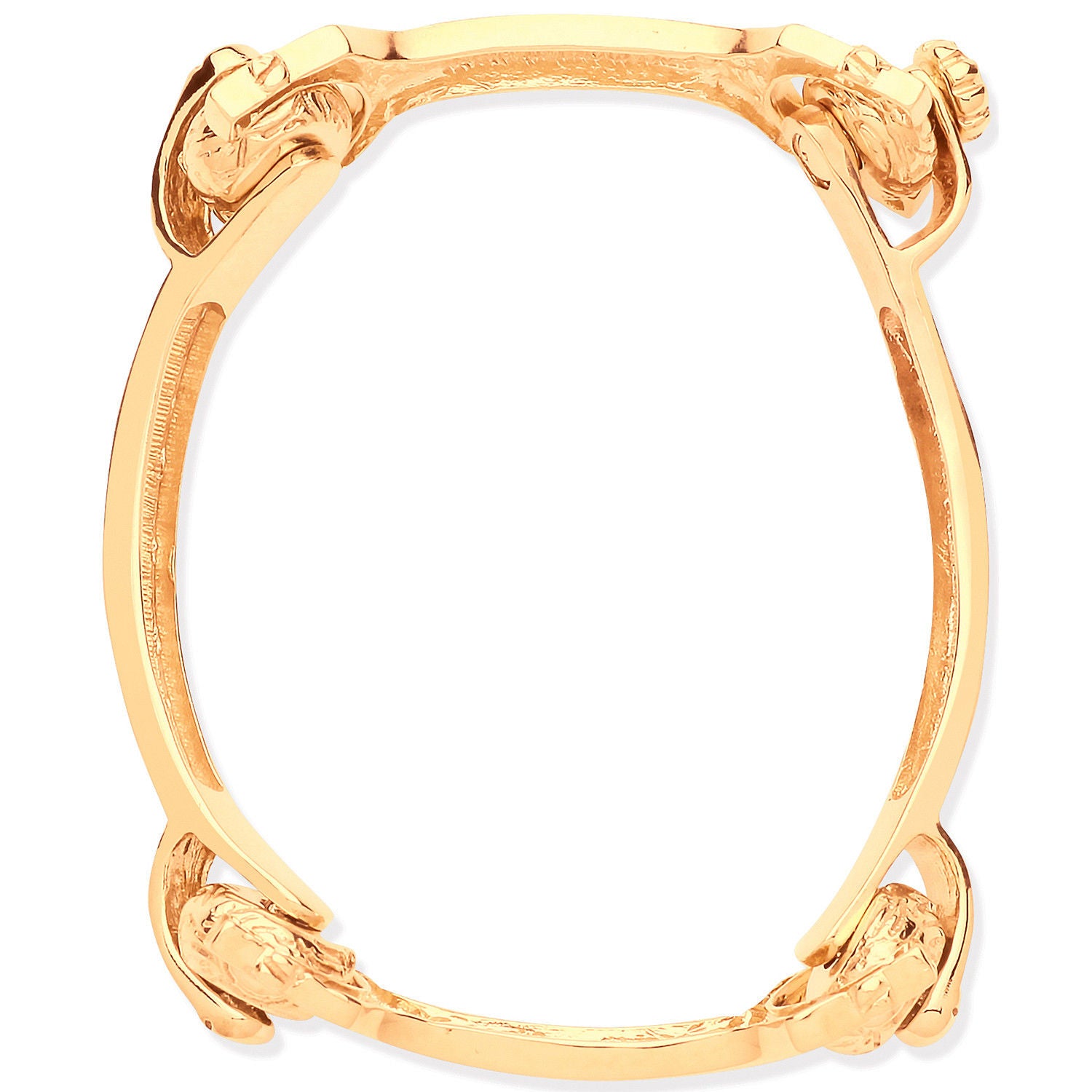 G Solid 4 Piece Bone Baby Bangle