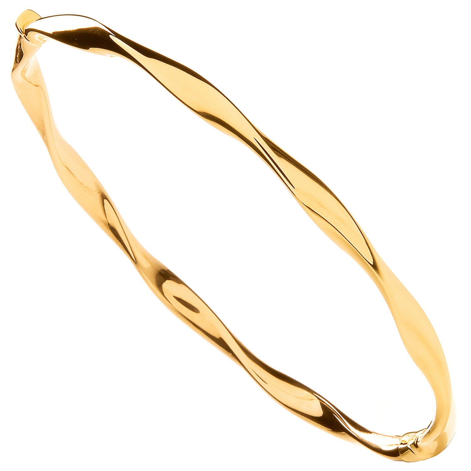 G Hollow Twist Ladies Bangle