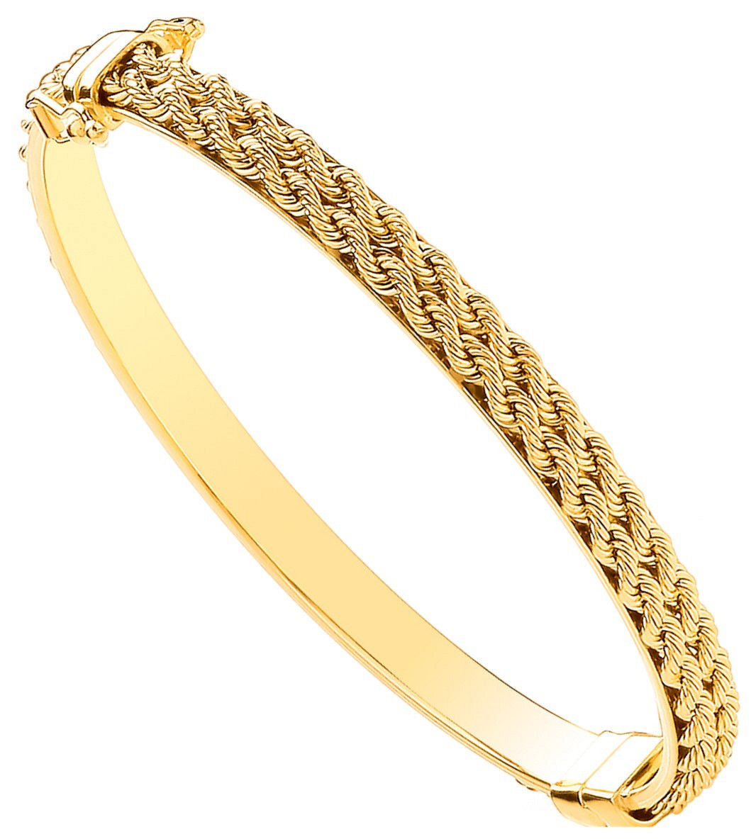G Rope Chain 5.3mm Hollow Bangle