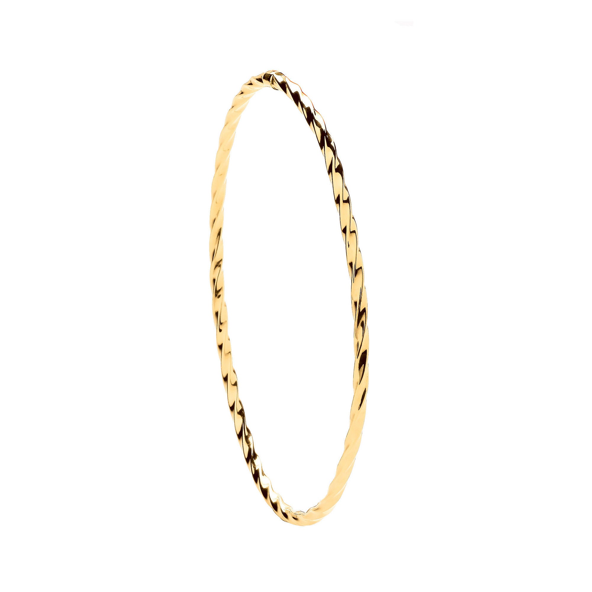 G Round 2.5mm Twist Bangle