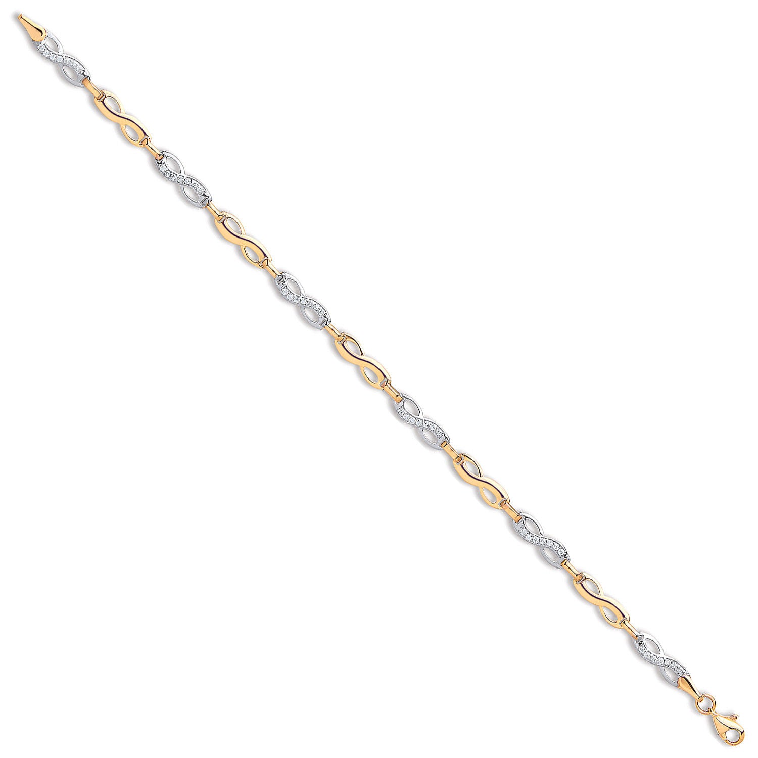 G Infinity Cz Ladies Bracelet