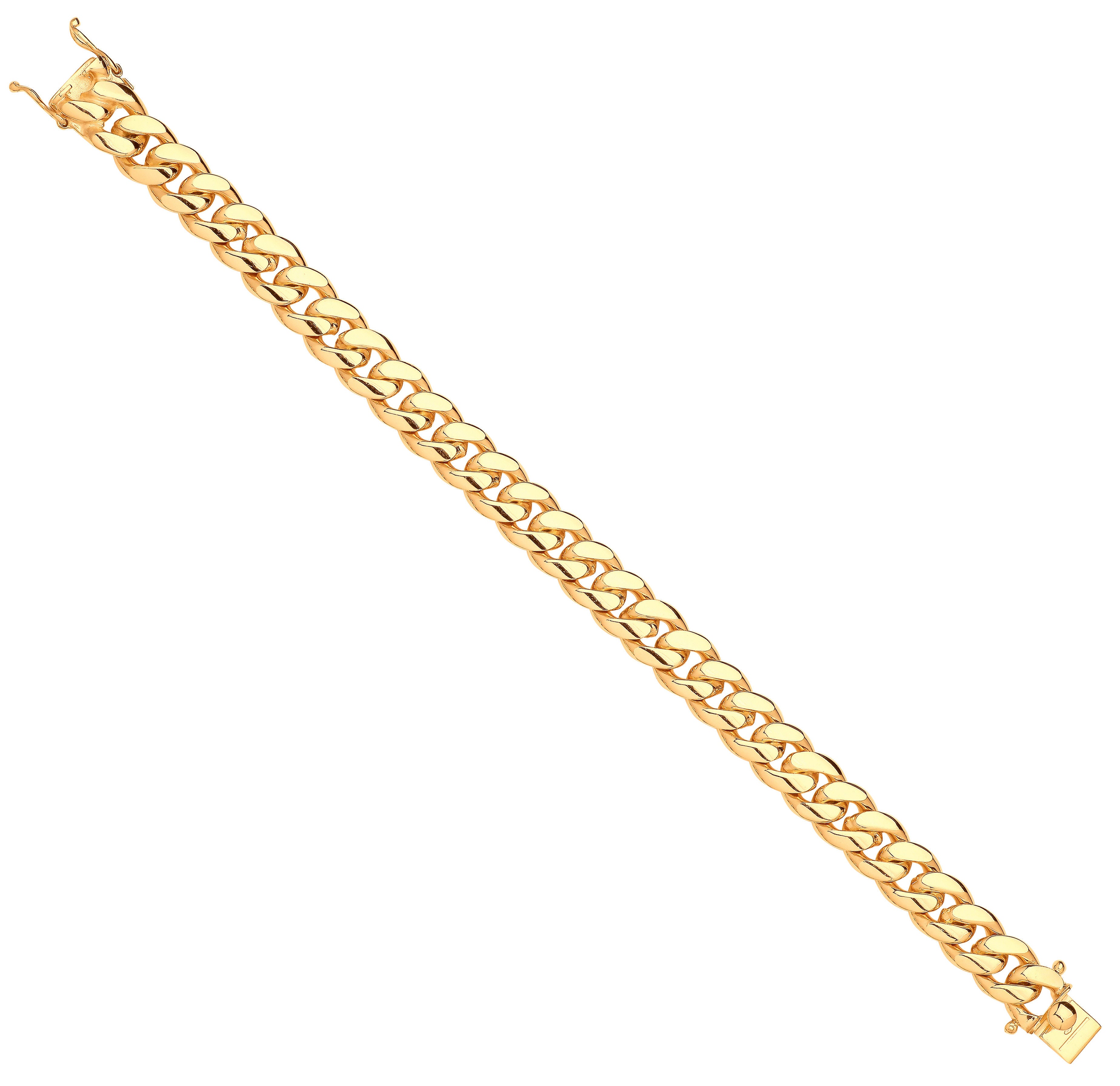 G 10mm Cuban Link Solid Gents Bracelet