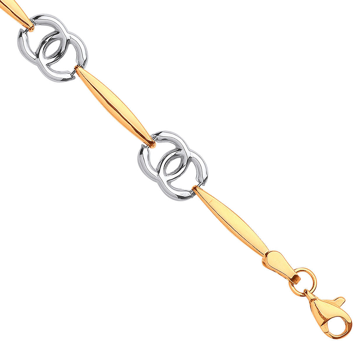 G Interlocking Circles Ladies Bracelet