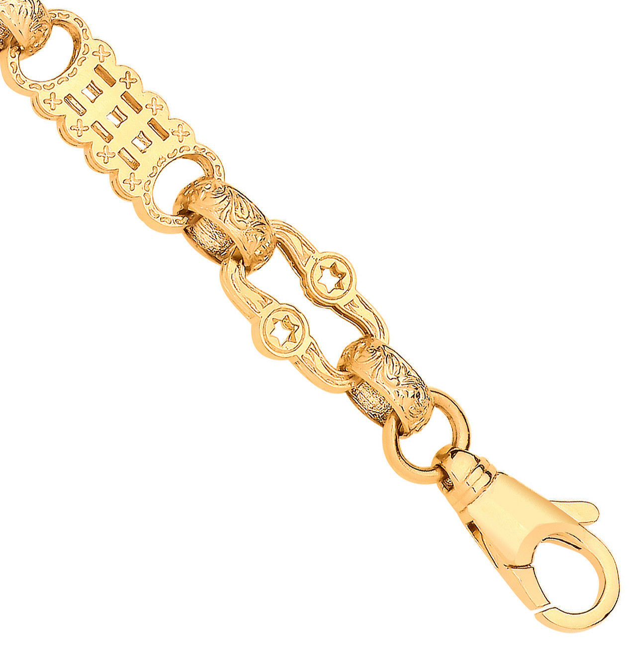 G Stars & Bars Gents Medium Link Bracelet