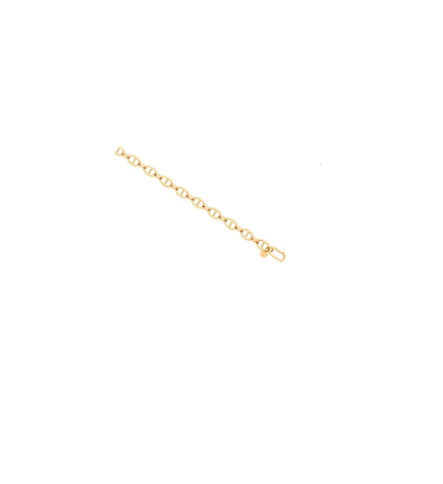 9ct Yellow Gold Anchor Ladies Bracelet