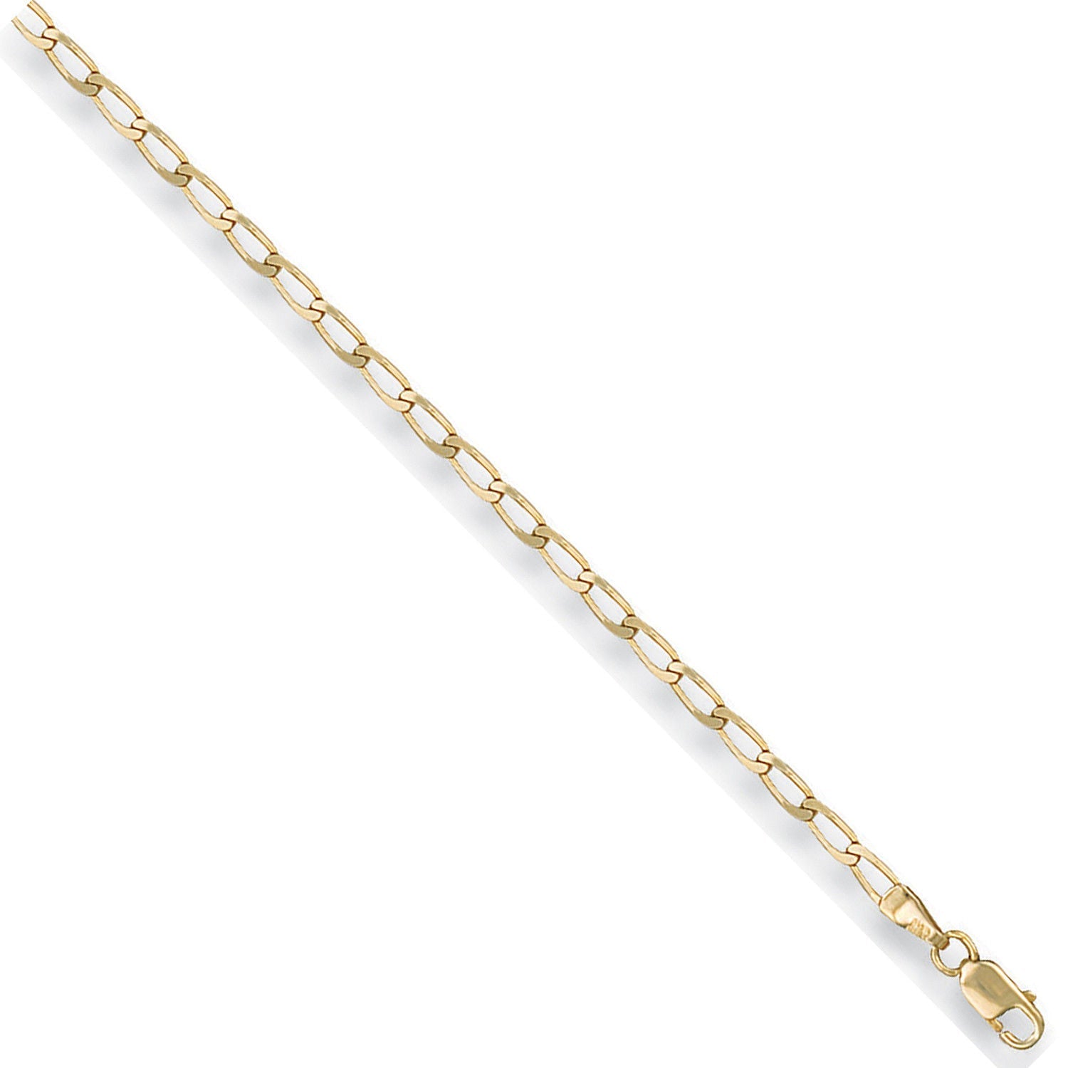 9ct Yellow Gold 2.3mm Rada Chain