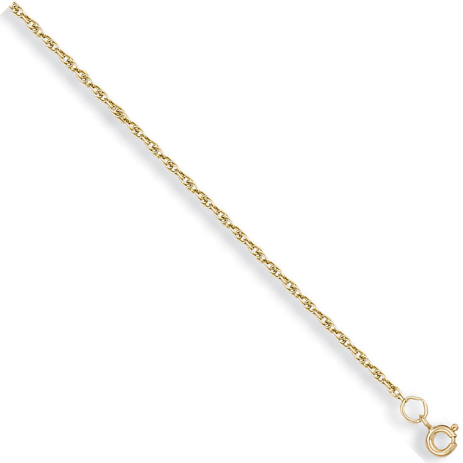 9ct Yellow Gold 1.5mm Prince of Wales Chain