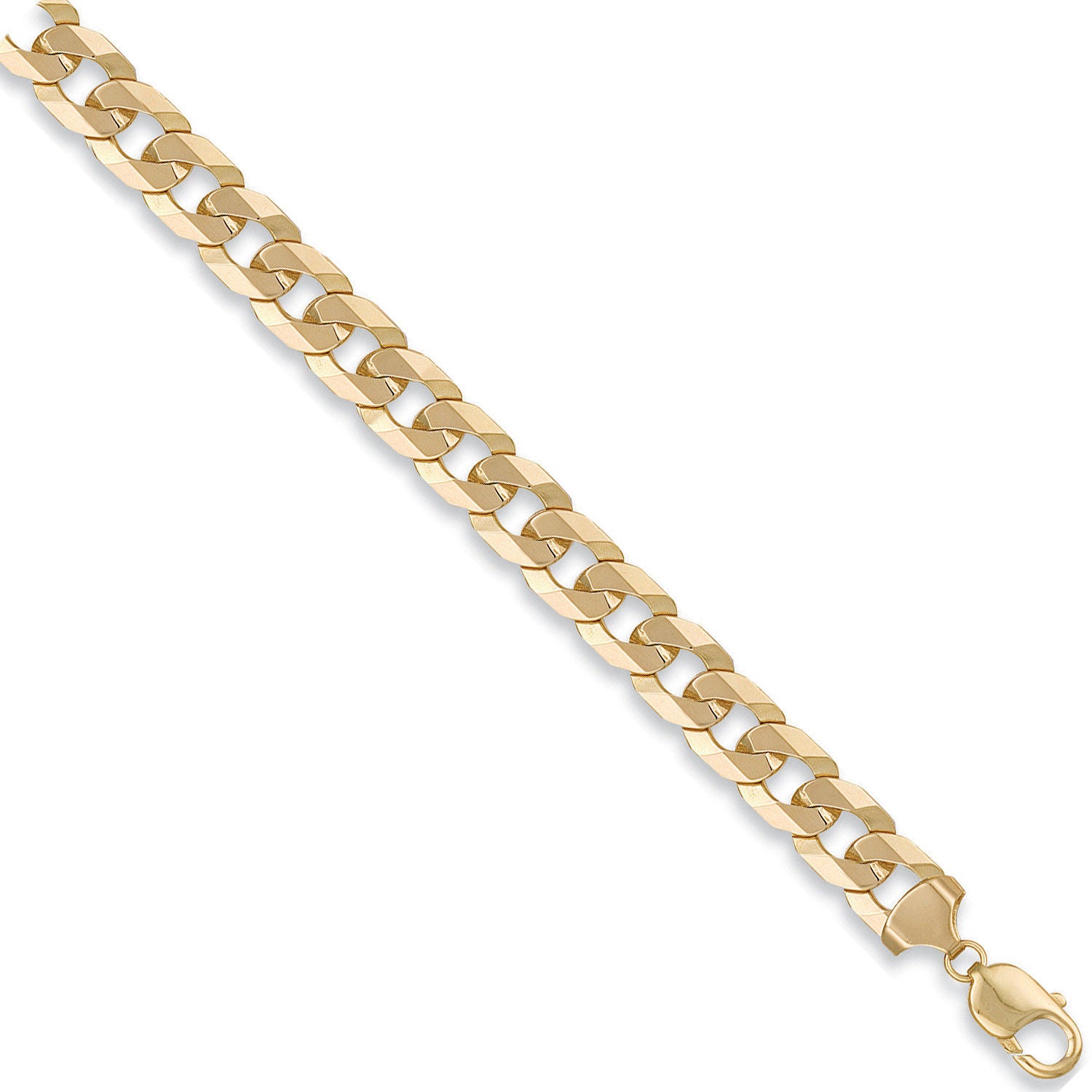 Y/G 12.0mm Flat Curb Bracelet/Chain