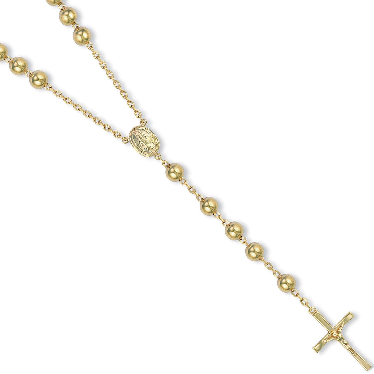 9ct Yellow Gold Rosary Beads