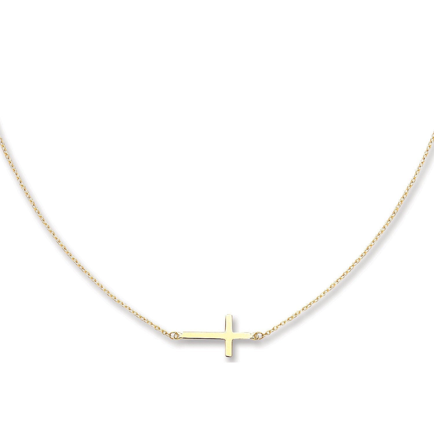 9ct Yellow Gold Cross Chain