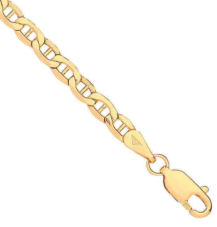14ct Y/G Flat Anchor 3.5mm Chain