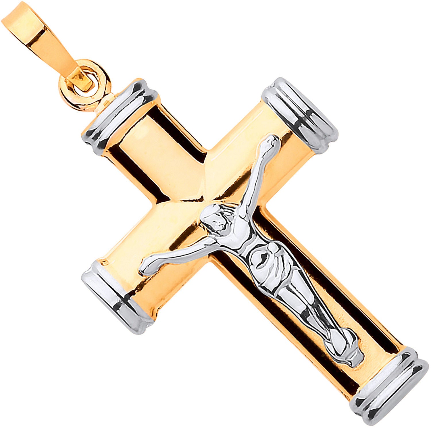 G Hollow Tube Crucifix