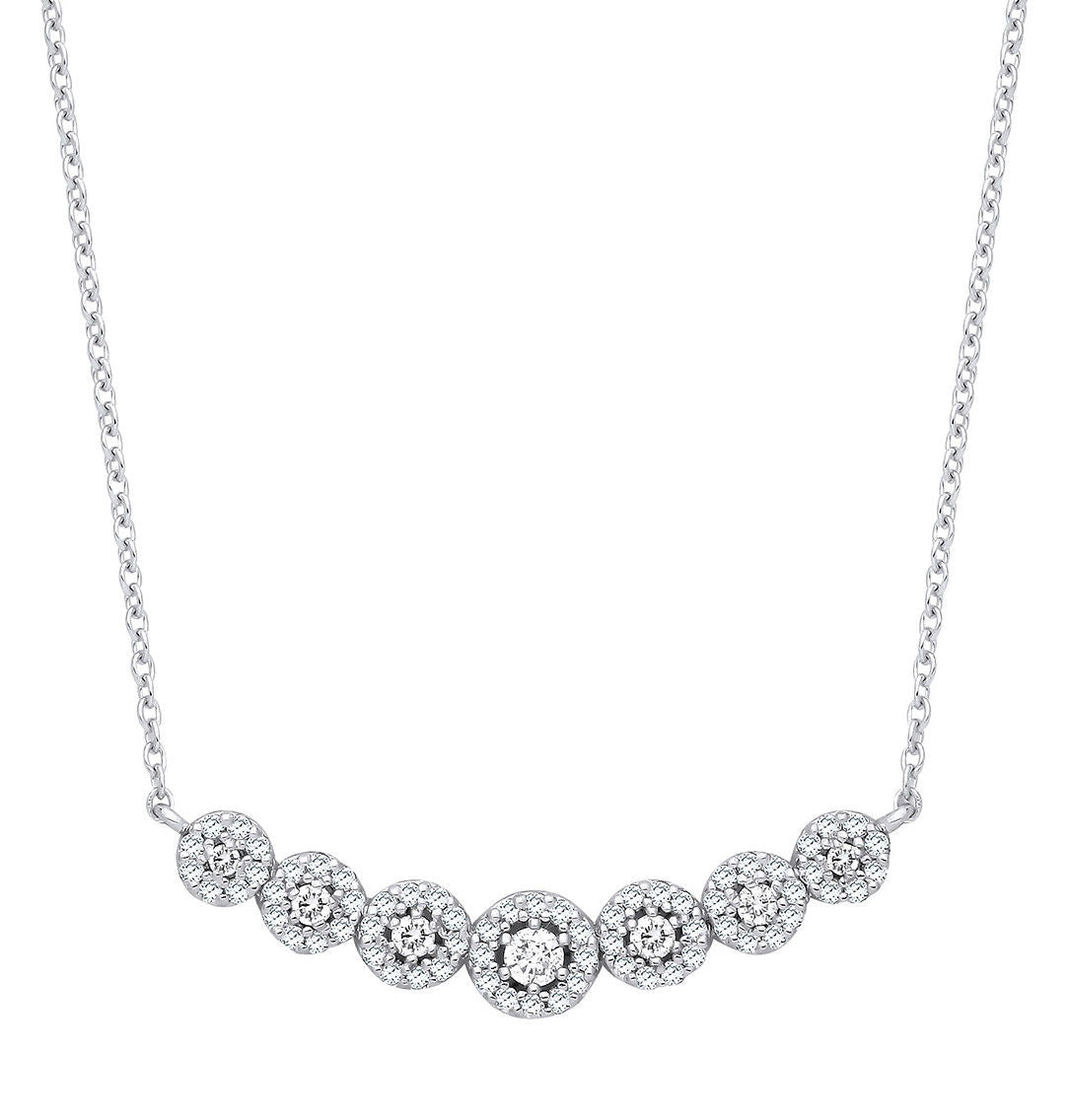 18ct White Gold Necklace 0.50ctw