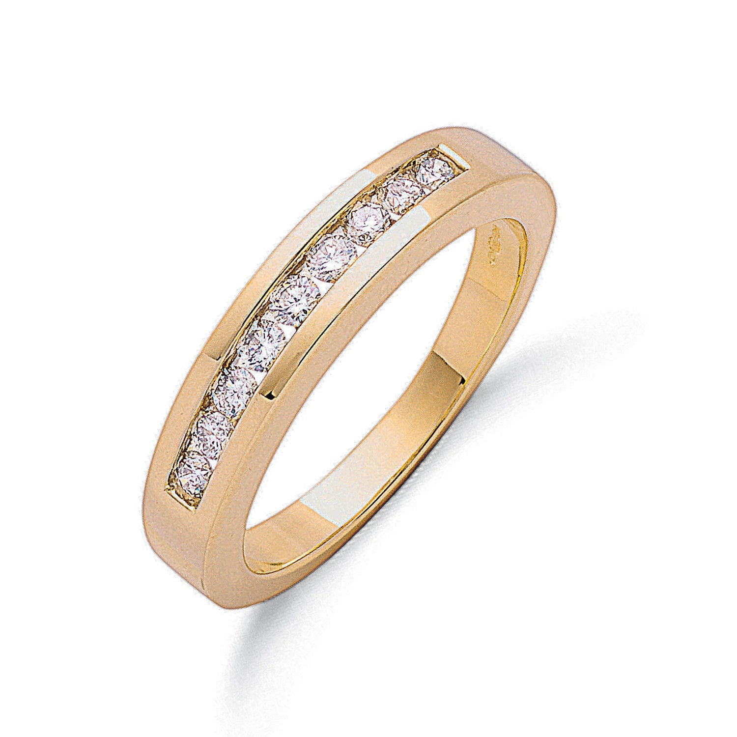 9ct 9ct Yellow Gold 0.35ct Diamond Eternity Ring