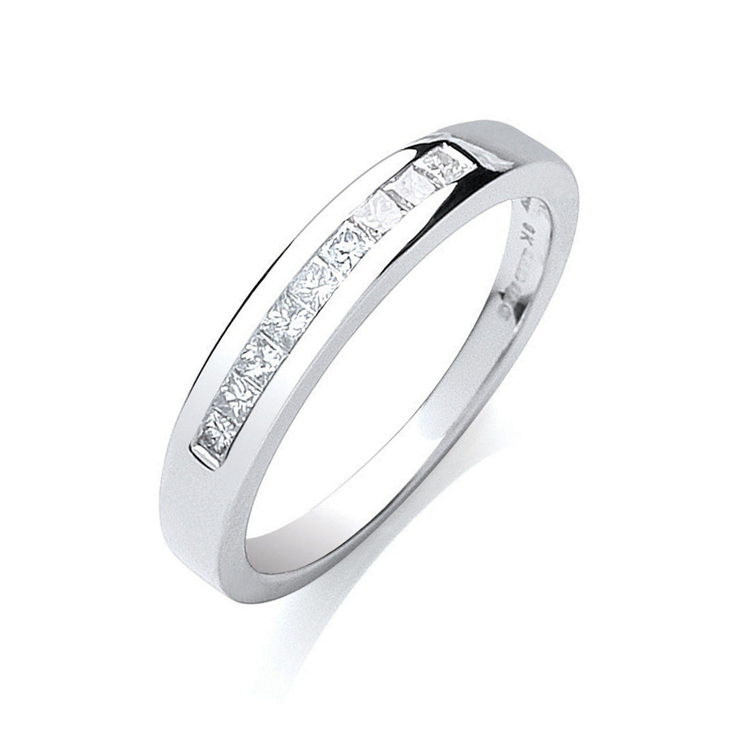 G 0.25ct Princess Cut Diamond Eternity Ring