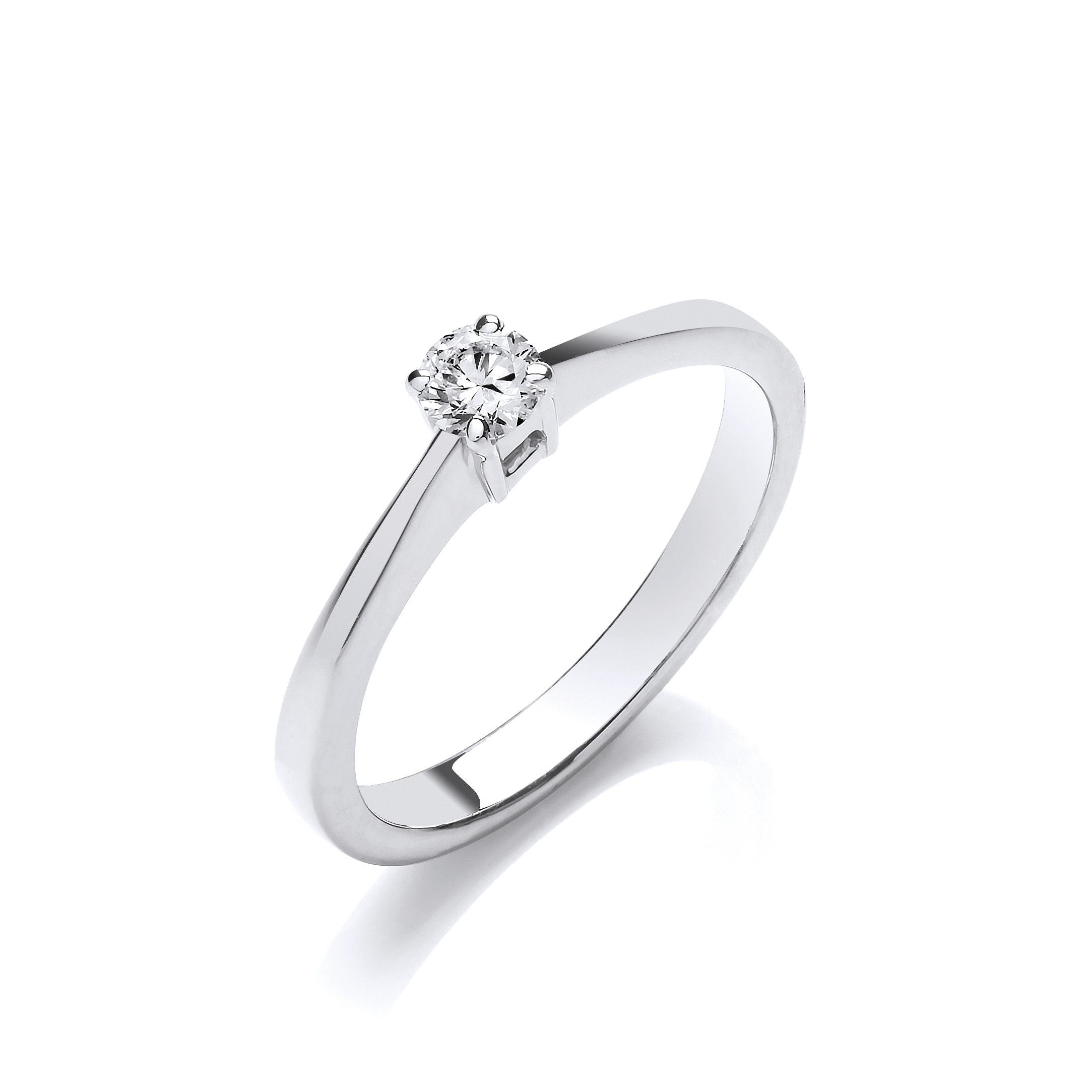 G 0.15ct Diamond Engagement Ring