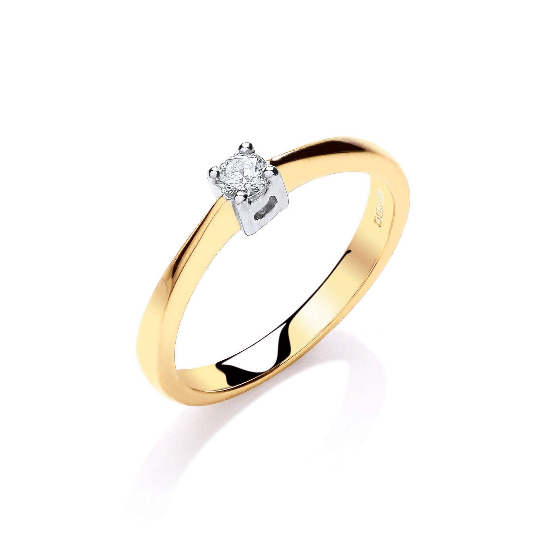 G 0.15ct Diamond Engagement Ring