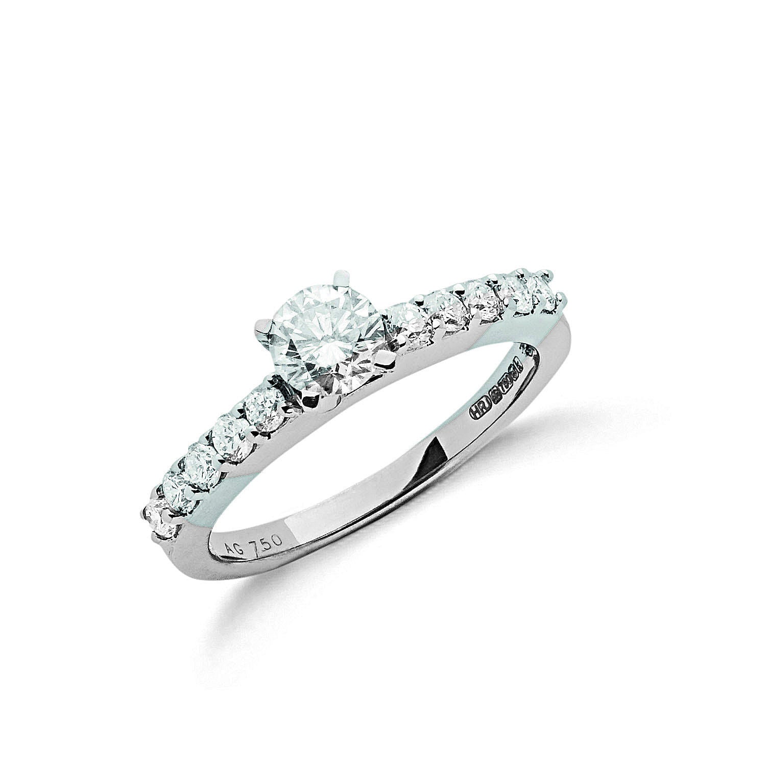 18ct White Gold 1.00ct Diamond Engagement Ring