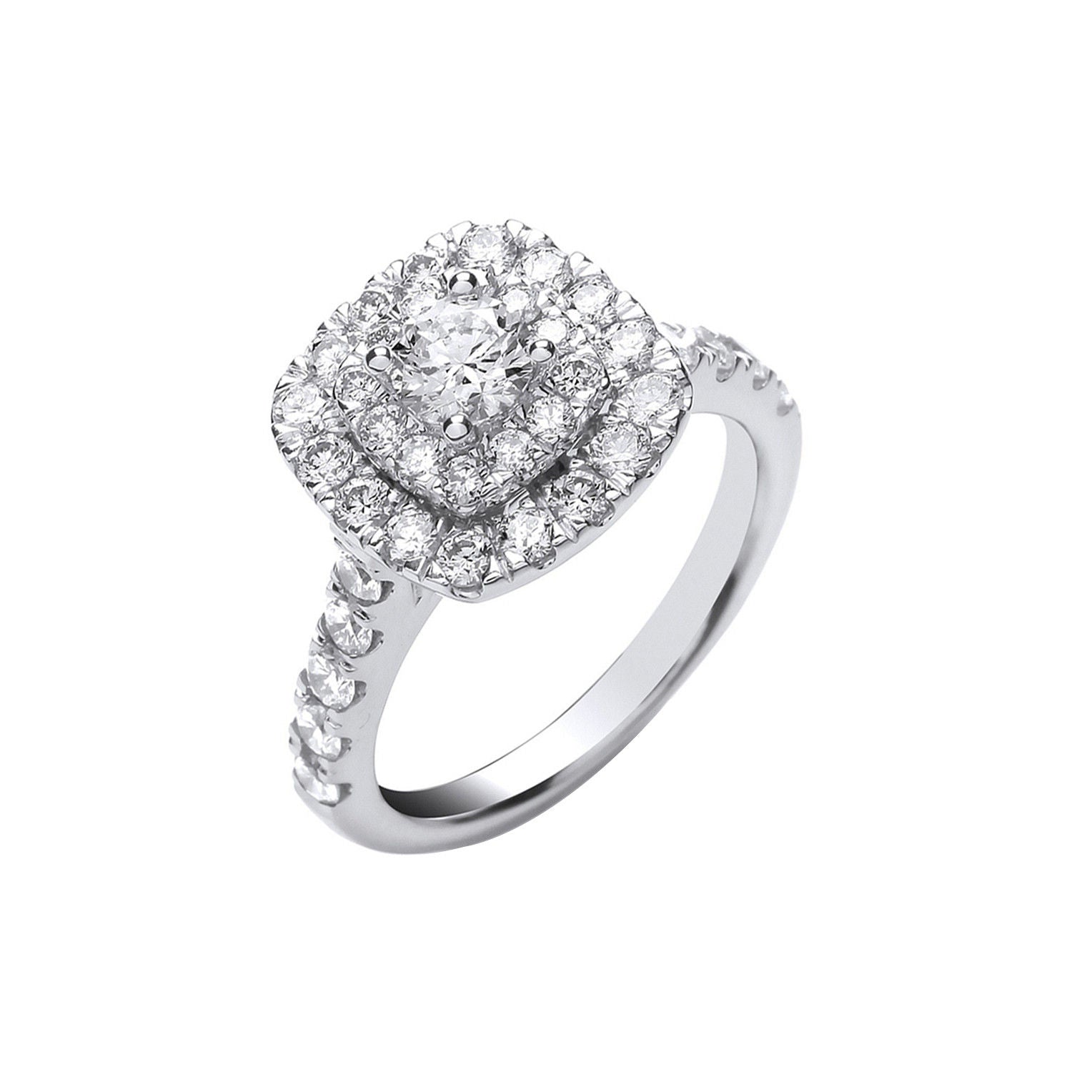 18ct White Gold 1.50ctw Diamond Ring