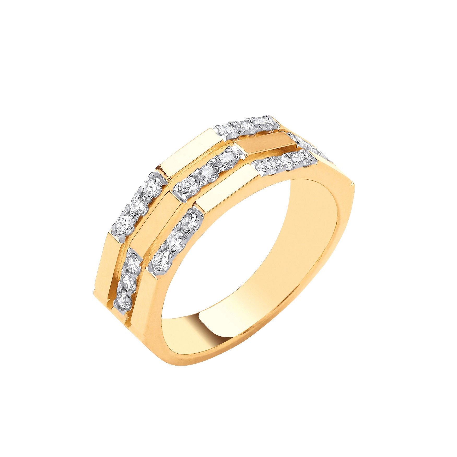 9ct Yellow Gold 0.33ctw Diamond Ring