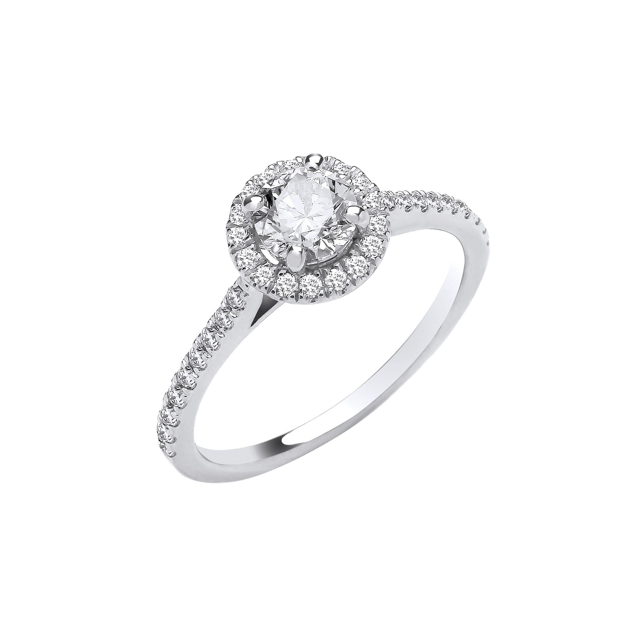 18ct White Gold 0.75ctw Ring