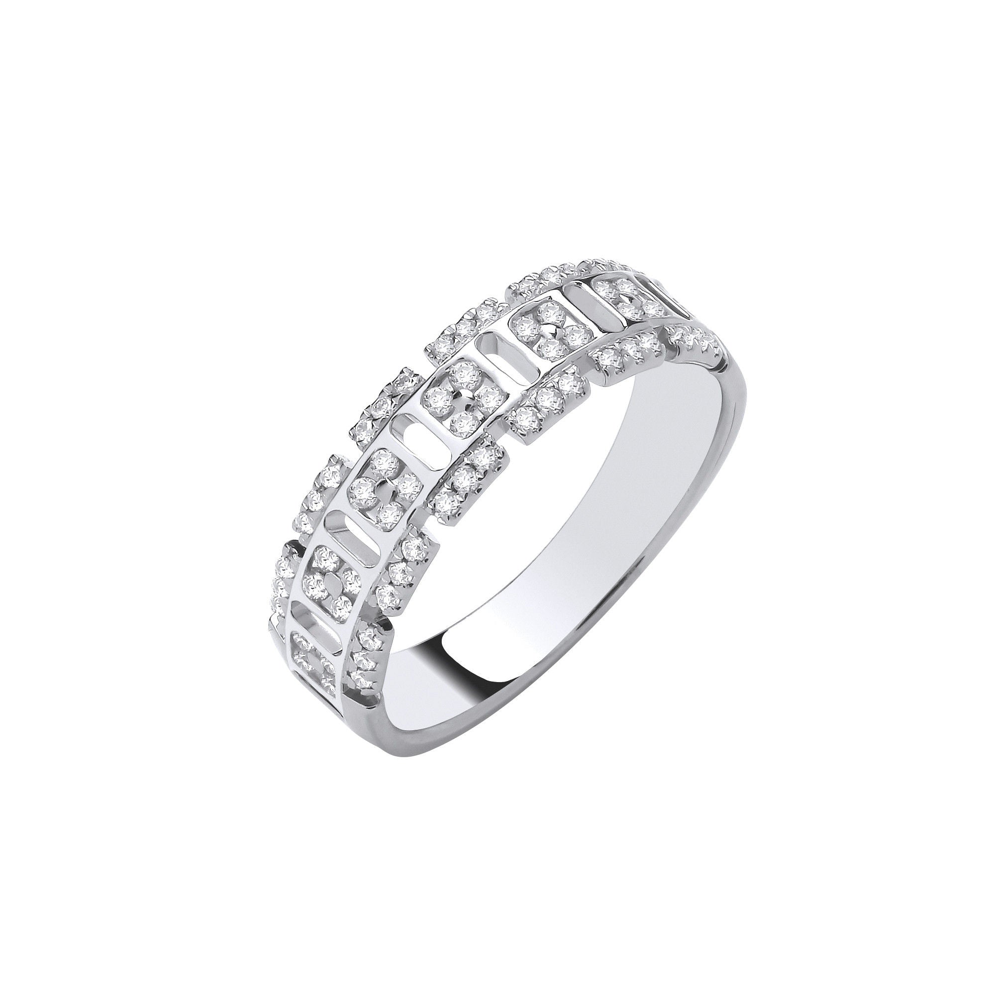 9ct White Gold 0.33ctw Dress Ring