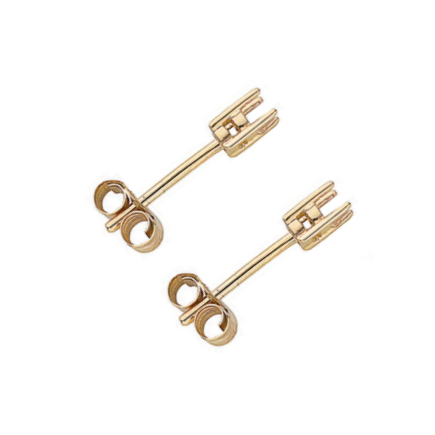9ct 9ct Yellow Gold Earrings Mount 0.15ctw