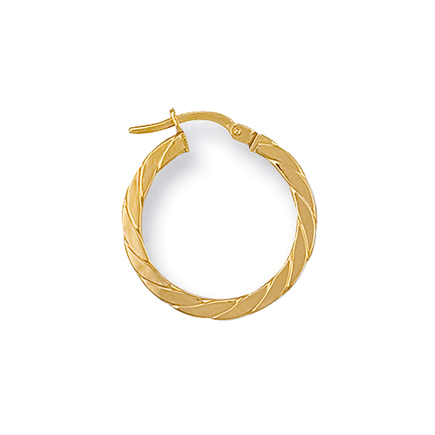 G 20mm Twisted Hoop Earrings