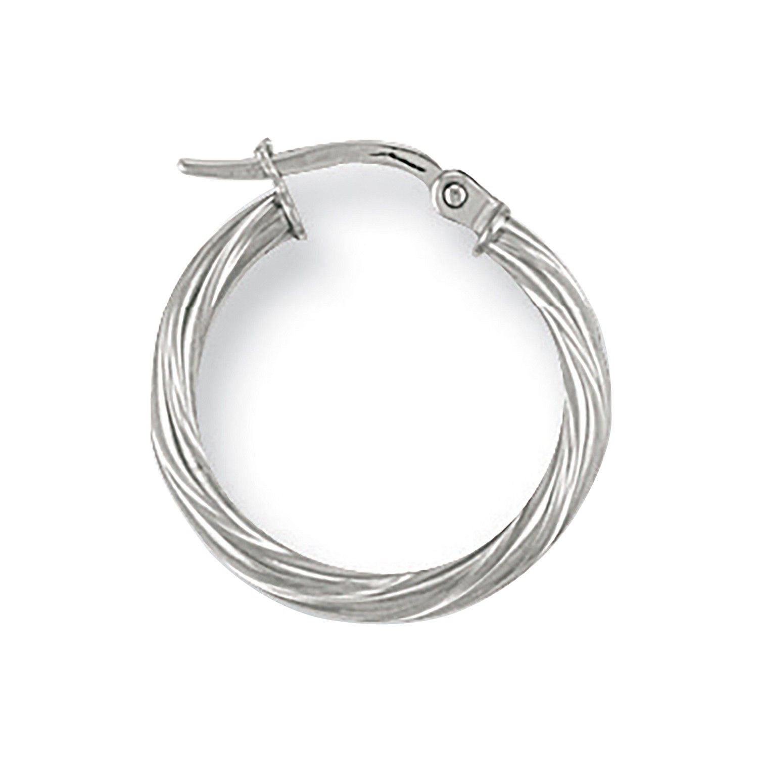G 19mm Twisted Hoop Earrings