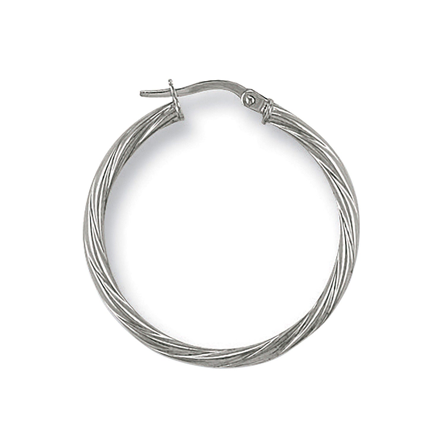 G 29mm Twisted Hoop Earrings