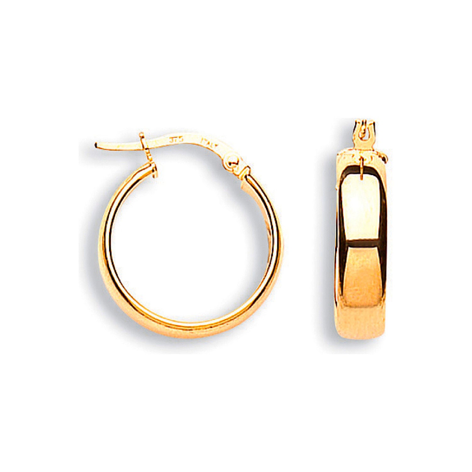 G 18mm Tube Hoop Earrings