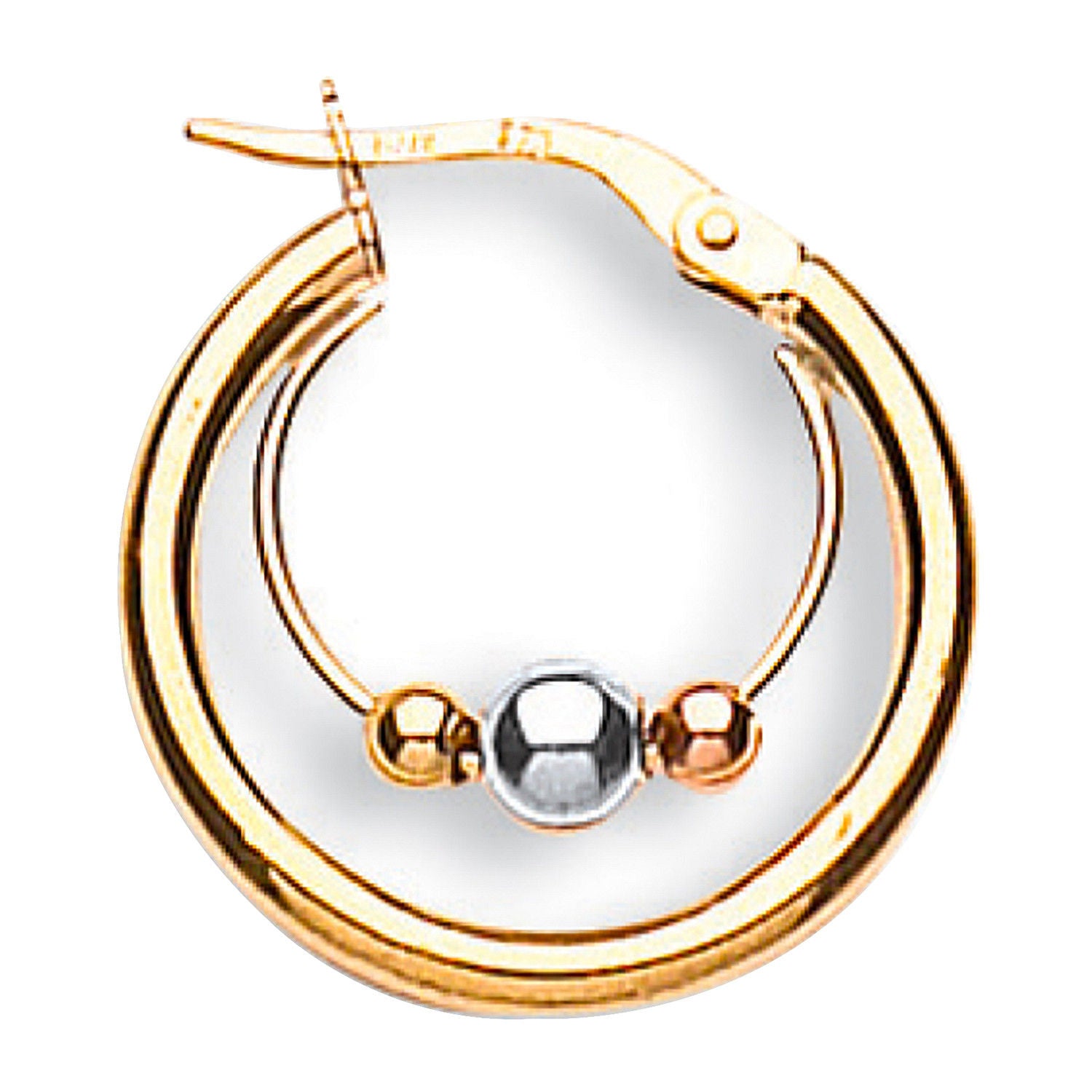 G 20mm Fancy Hoop Earrings