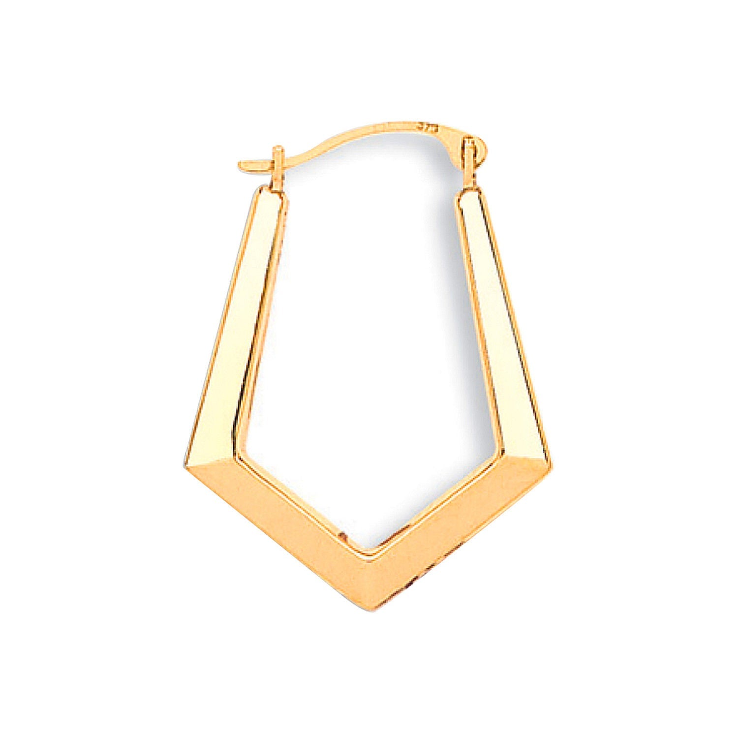 9ct Yellow Gold Fancy Creoles