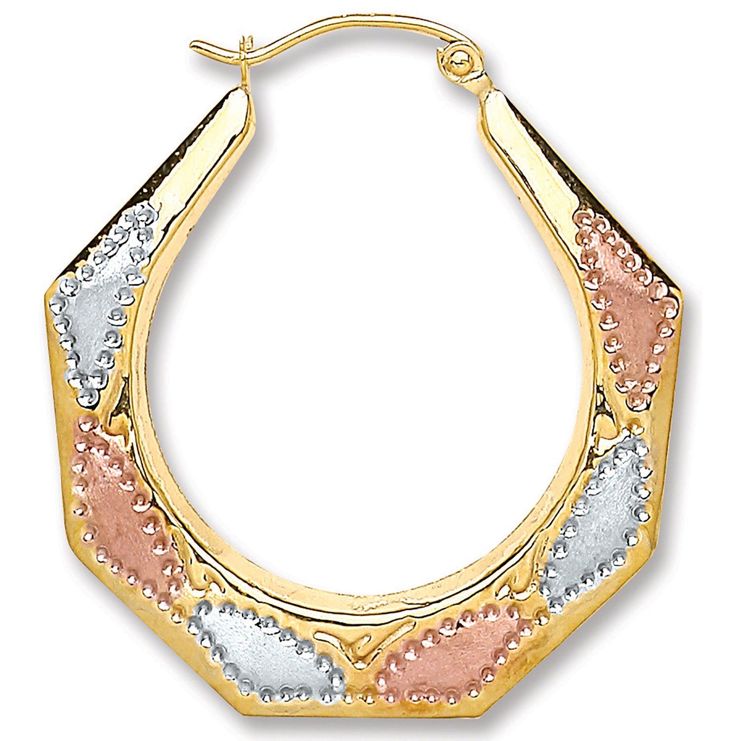 R 28mm Gold Hoop Earrings