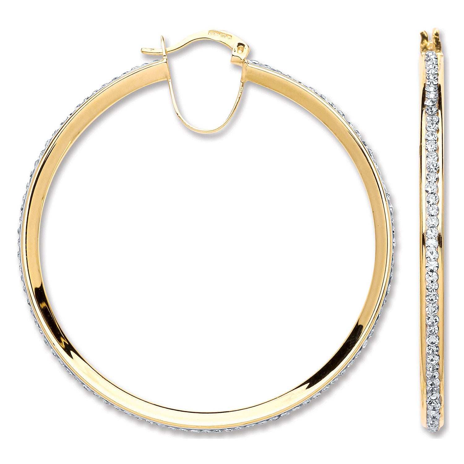 G 46mm Round Crystal Hoop
