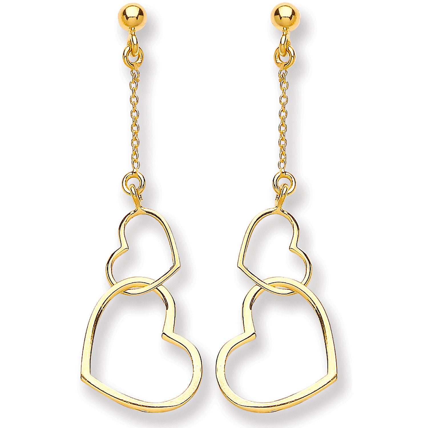 G Heart Drop Earring