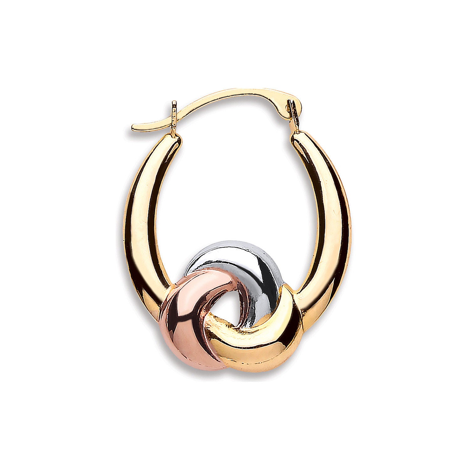 G Hollow Fancy Hoop Earrings