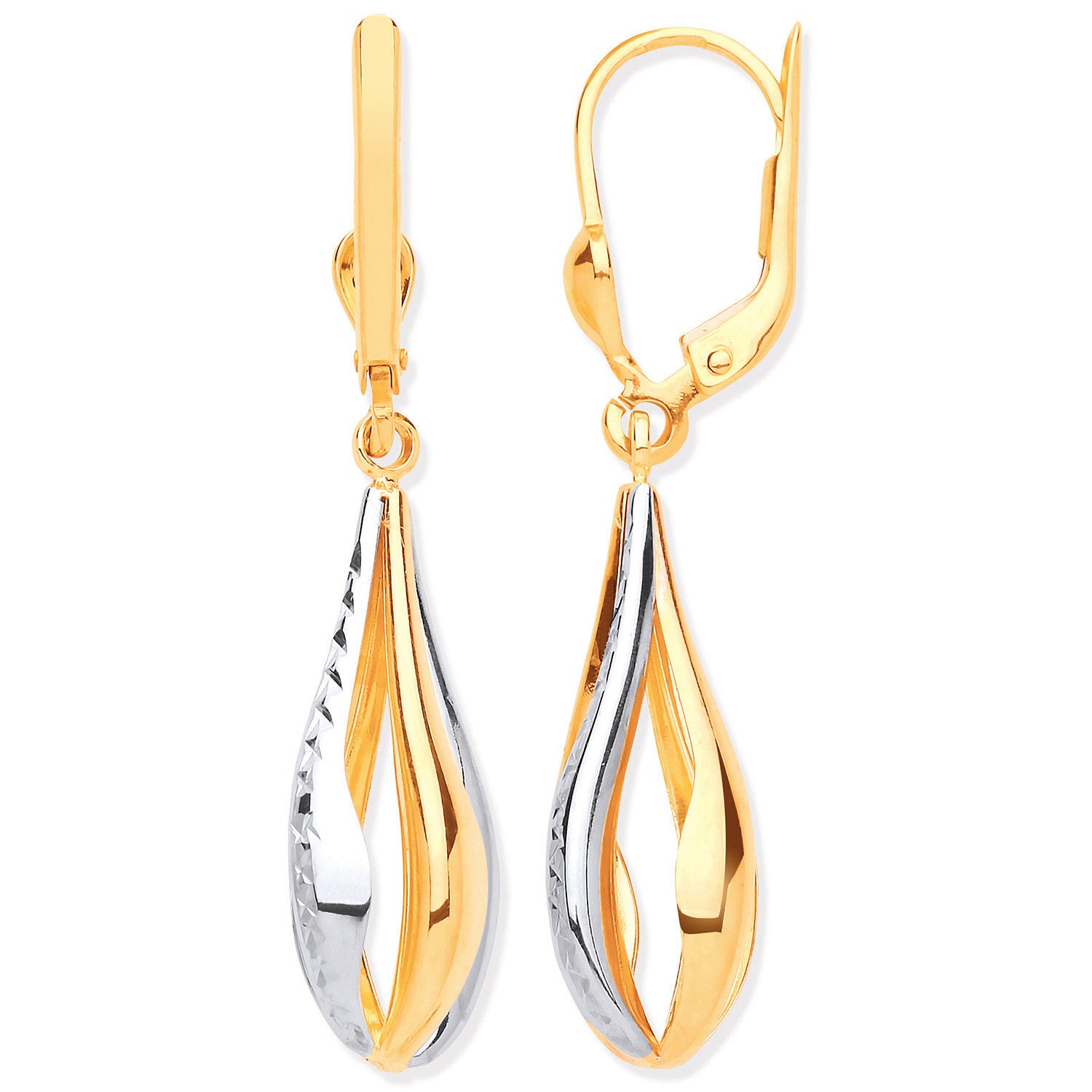 G Teardrop Style Earrings