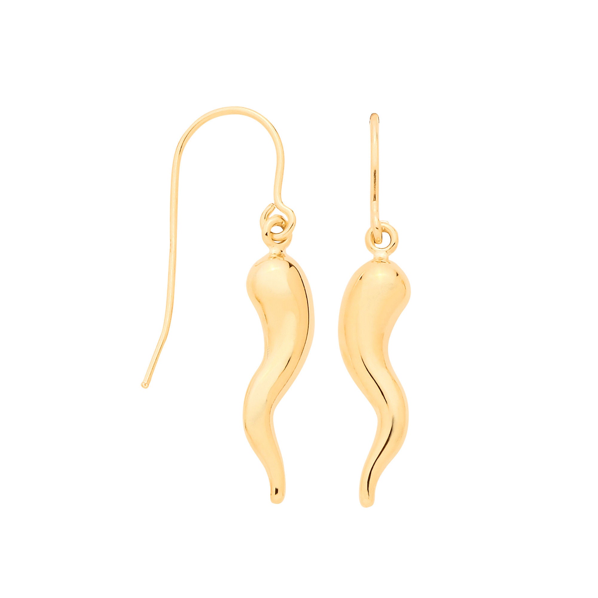 Y/G Horn of Life Earrings