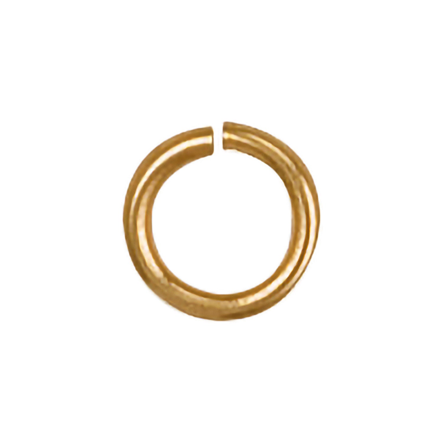 9ct Yellow Gold 7mm Jump Ring (Pack of 6)