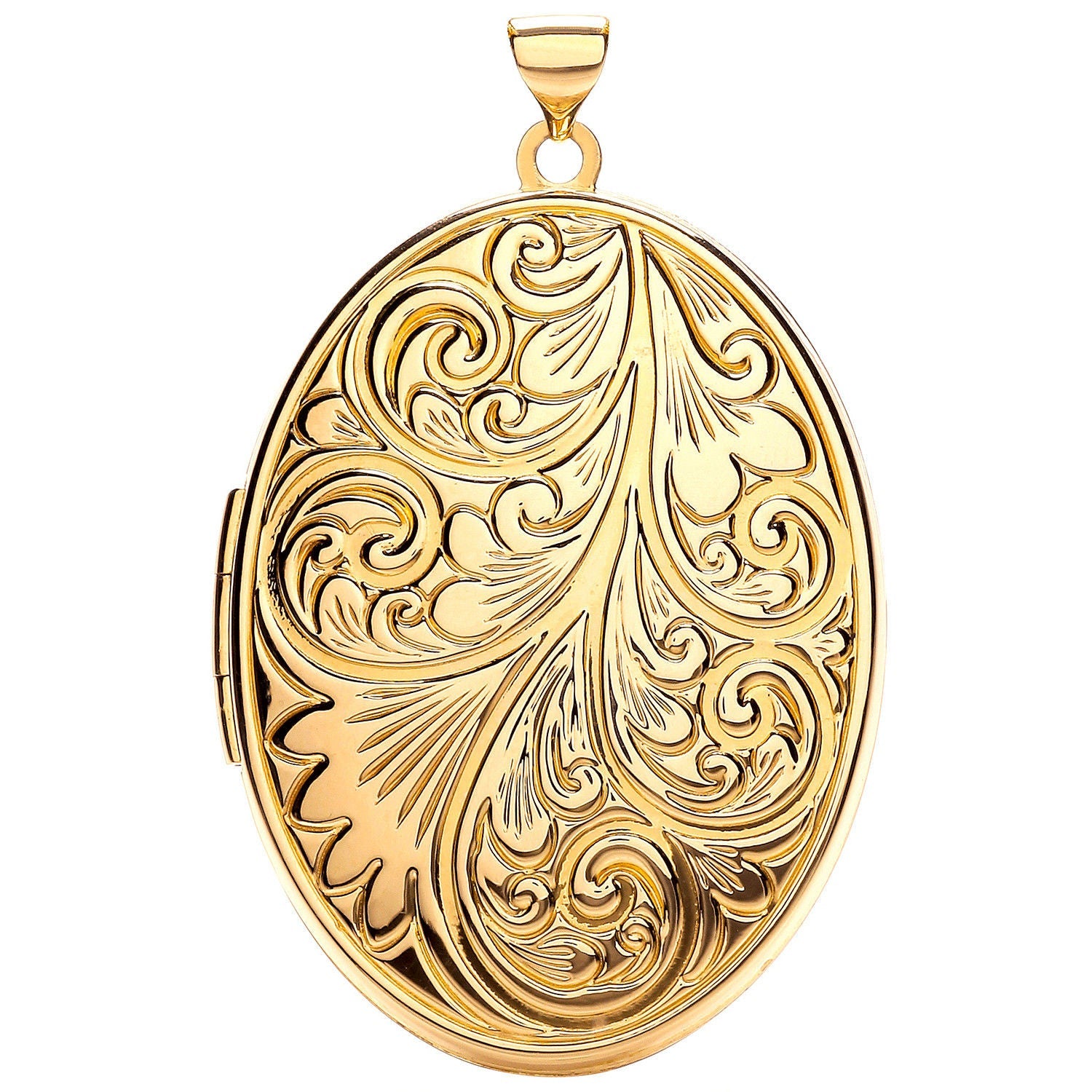 9ct Yellow Gold Oval Shaped Family Locket